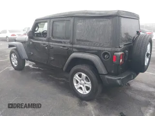 2022 Jeep Wrangler Unlimited Sport with VIN 1C4HJXDG1NW251565, listed as a IAAI auction lot 41163076 with 24,877 mi miles and . Bid and sale history available at DreamBid. Image 3.