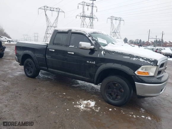 2009 Dodge Ram 1500 SLT with VIN 1D3HV18P99S797028, listed as a IAAI auction lot 41576623 with 156,578 mi miles. Bid and sale history available at carsss.com. Image 1.