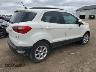 2018 Ford EcoSport SE z VIN MAJ3P1TE9JC185015, wystawiony jako Copart lot #56866255 z przebiegiem 59 639 mil mil oraz Czysty tytuł • Clean title. Historia ofert i sprzedaży dostępna na DreamBid. Obrazek 3.