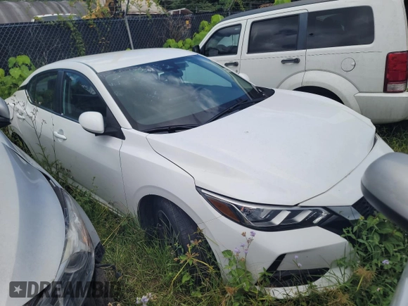 2022 Nissan Sentra SV with VIN 3N1AB8CV8NY255841, listed as a Copart auction lot 44776215 with Not Provided miles and Non Repairable. Bid and sale history available at carsss.com. Image 4.