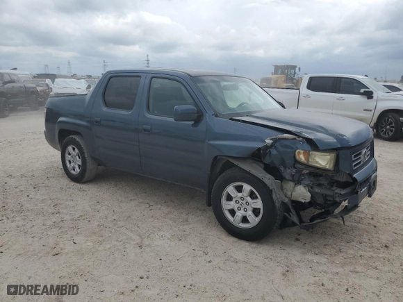2007 Honda Ridgeline RTL w/Leather with VIN 2HJYK16587H524813, listed as a Copart auction lot 70907304 with 245,278 mi miles and Salvage Title. Bid and sale history available at carsss.com. Image 4.