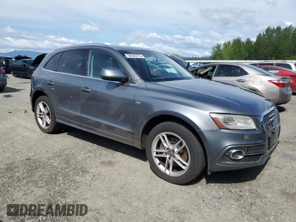 2013 Audi Q5 Premium Plus with VIN WA1DGAFP6DA065811, listed as a Copart auction lot 58220775 with 124,898 mi miles and Clean title. Bid and sale history available at DreamBid. Image 4.