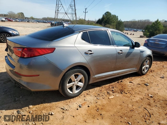 2015 Kia Optima LX with VIN 5XXGM4A73FG486509, listed as a Copart auction lot 49410275 with 110,028 mi miles and Salvage Title. Bid and sale history available at carsss.com. Image 3.