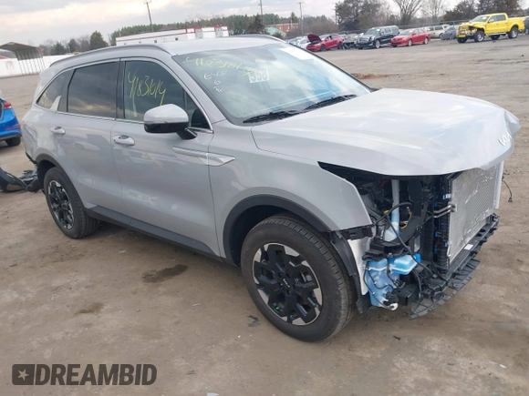 2024 Kia Sorento S with VIN 5XYRLDJC9RG258376, listed as a IAAI auction lot 41831014 with 10,340 mi miles and . Bid and sale history available at DreamBid. Image 1.