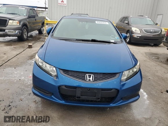 2013 Honda Civic Cpe LX with VIN 2HGFG3B58DH512365, listed as a Copart auction lot 85825034 with 0 mi miles and Salvage Title. Bid and sale history available at carsss.com. Image 5.