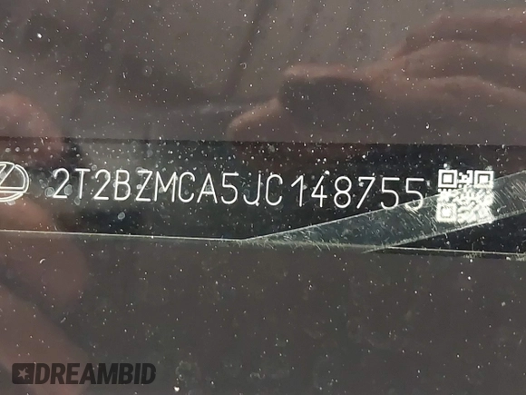 2018 Lexus RX 350 with VIN 2T2BZMCA5JC148755, listed as a IAAI auction lot 42481324 with 138,682 mi miles and . Bid and sale history available at DreamBid. Image 18.