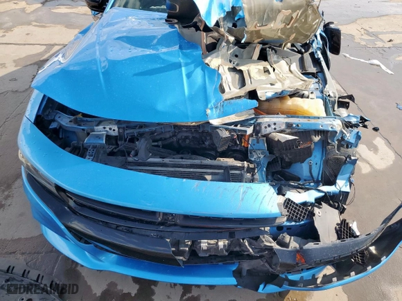 2019 Dodge Charger SXT with VIN 2C3CDXBGXKH748679, listed as a Copart auction lot 50605275 with 124,863 mi miles and Salvage Title. Bid and sale history available at carsss.com. Image 11.