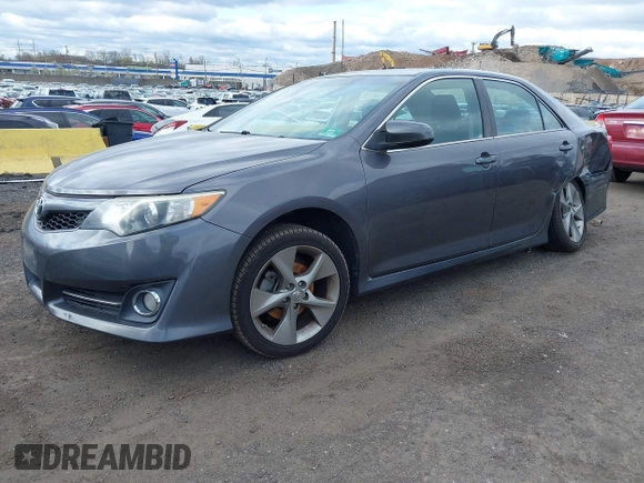 2014 Toyota Camry L with VIN 4T1BF1FK9EU818893, listed as a IAAI auction lot 42051996 with 125,924 mi miles. Bid and sale history available at carsss.com. Image 2.