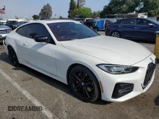 2021 BMW 4 Series 430i with VIN WBA53AP01MCF91307, listed as a Copart auction lot 54071005 with 44,952 mi miles and Salvage title. Bid and sale history available at DreamBid. Image 4.