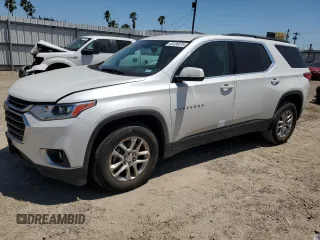 2020 Chevrolet Traverse LT Cloth z VIN 1GNERGKW7LJ241615, wystawiony jako Copart lot #53136075 z przebiegiem 55 935 mil mil oraz Szkoda całkowita • Salvage title. Historia ofert i sprzedaży dostępna na DreamBid. Obrazek 1.