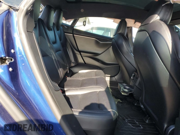 2020 Tesla Model S Long Range with VIN 5YJSA1E27LF361351, listed as a Copart auction lot 56239615 with 91,380 mi miles and Salvage title. Bid and sale history available at DreamBid. Image 10.