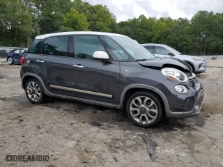 2014 FIAT 500L Trekking with VIN ZFBCFADH1EZ026288, listed as a Copart auction lot 71416144 with 97,674 mi miles and Salvage Title. Bid and sale history available at carsss.com. Image 4.