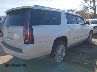 2015 Cadillac Escalade ESV Platinum z VIN 1GYS4UKJ3FR564718, wystawiony jako IAAI lot #41085166 z przebiegiem Nie podano mil oraz . Historia ofert i sprzedaży dostępna na DreamBid. Obrazek 4.