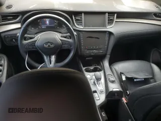 2020 Infiniti QX50 Luxe with VIN 3PCAJ5M17LF120708, listed as a Copart auction lot 57943945 with 53,649 mi miles and Salvage title. Bid and sale history available at DreamBid. Image 8.