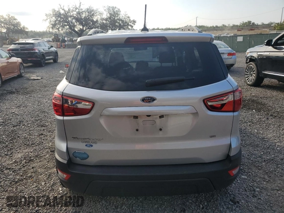 2021 Ford EcoSport SE with VIN MAJ3S2GEXMC449698, listed as a Copart auction lot 52936185 with 18,184 mi miles and Non Repairable. Bid and sale history available at carsss.com. Image 6.
