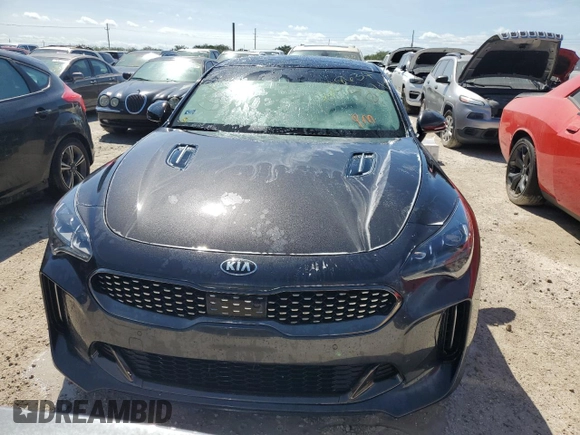 2021 Kia Stinger GT2 with VIN KNAE55LC5M6088344, listed as a Copart auction lot 74608634 with 34,174 mi miles and Non Repairable. Bid and sale history available at carsss.com. Image 5.