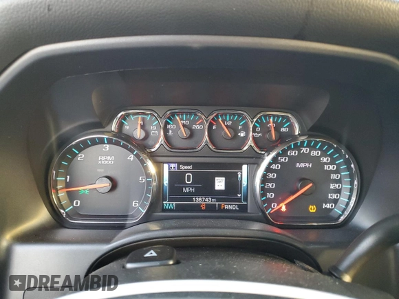 2017 Chevrolet Silverado 1500 LT with VIN 3GCPCREC8HG358032, listed as a Copart auction lot 50010085 with 136,743 mi miles and Clean Title. Bid and sale history available at DreamBid. Image 9.