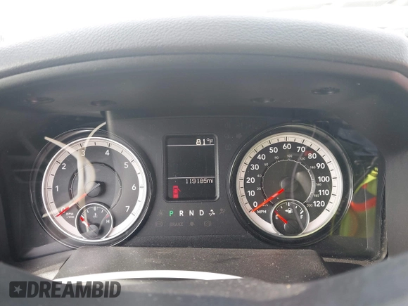 2018 Ram 1500 Tradesman with VIN 1C6RR6FT4JS188715, listed as a IAAI auction lot 42540172 with 119,185 mi miles and . Bid and sale history available at DreamBid. Image 7.