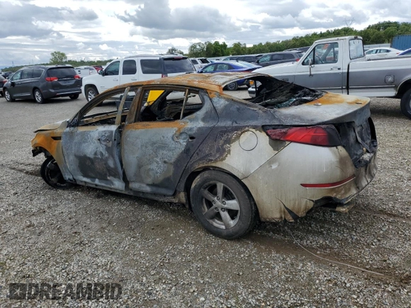 2015 Kia Optima LX with VIN 5XXGM4A77FG424966, listed as a Copart auction lot 51125165 with Not Provided miles and Non Repairable. Bid and sale history available at carsss.com. Image 2.