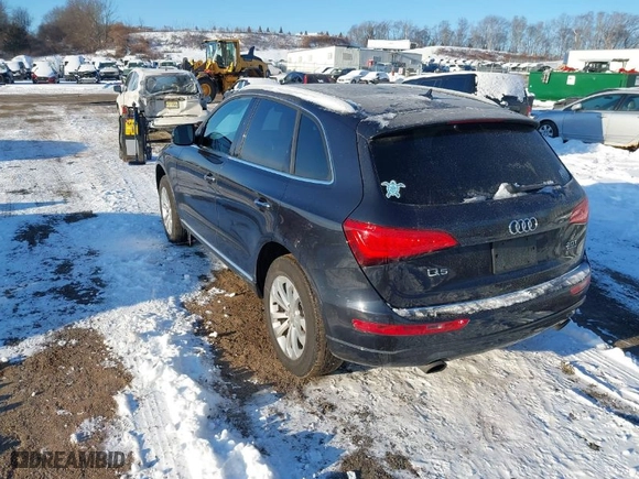 2016 Audi Q5 Premium with VIN WA1C2AFP0GA014643, listed as a IAAI auction lot 41389207 with 122,414 mi miles. Bid and sale history available at carsss.com. Image 3.