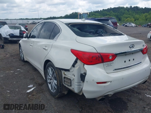 2017 Infiniti Q50 Premium with VIN JN1EV7AP6HM734919, listed as a IAAI auction lot 42335532 with 170,578 mi miles and . Bid and sale history available at DreamBid. Image 3.