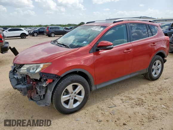 2013 Toyota RAV4 XLE with VIN 2T3WFREV0DW036838, listed as a Copart auction lot 61827295 with 142,229 mi miles and Salvage title. Bid and sale history available at DreamBid. Image 1.