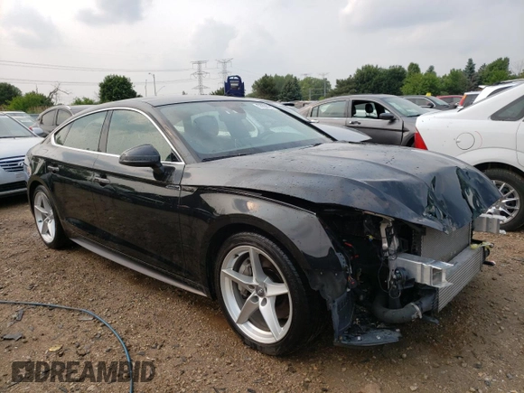 2018 Audi A5 Sportback Premium Plus with VIN WAUENCF57JA127882, listed as a Copart auction lot 55028903 with 52,932 mi miles. Bid and sale history available at carsss.com. Image 4.