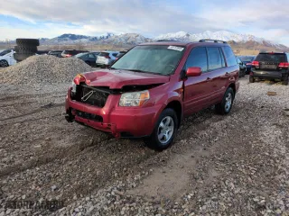 2006 Honda Pilot EX-L with RES with VIN 2HKYF18616H528643, listed as a Copart auction lot 46137845 with 169,375 mi miles and Salvage Title. Bid and sale history available at carsss.com. Image 1.