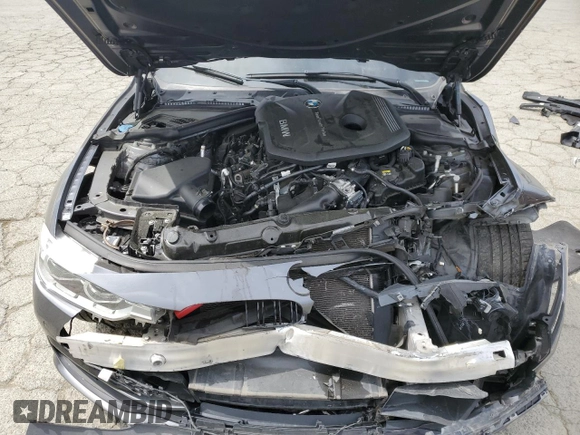 2017 BMW 3 Series 330i with VIN WBA8B9G56HNU09182, listed as a Copart auction lot 53355905 with 128,009 mi miles and Salvage Title. Bid and sale history available at carsss.com. Image 11.