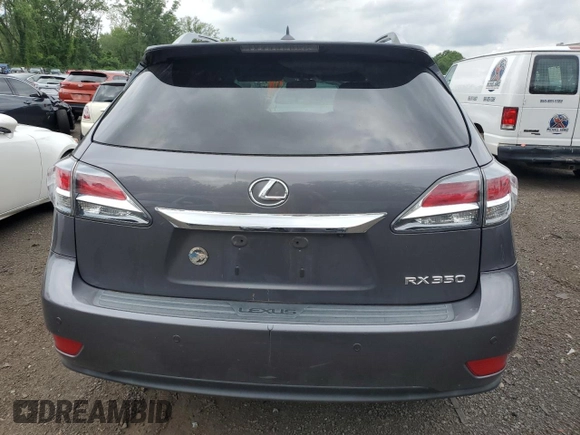 2013 Lexus RX 350 with VIN 2T2BK1BA4DC179813, listed as a Copart auction lot 62965655 with 169,323 mi miles and Salvage title. Bid and sale history available at DreamBid. Image 6.
