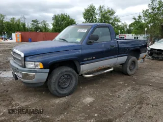2001 Dodge 1500 z VIN 1B7HF16Y31S791814, wystawiony jako Copart lot #56241105 z przebiegiem 107 585 mil mil oraz Czysty tytuł • Clean title. Historia ofert i sprzedaży dostępna na DreamBid. Obrazek 1.