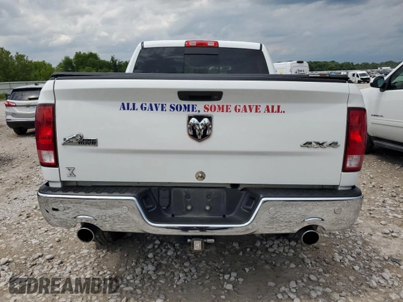 2017 Ram 1500 Big Horn with VIN 3C6RR7LT1HG751277, listed as a Copart auction lot 62312525 with 99,373 mi miles and Clean title. Bid and sale history available at DreamBid. Image 6.