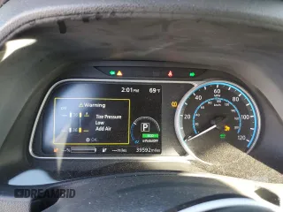 2021 Nissan LEAF SV Plus with VIN 1N4BZ1CV3MC551268, listed as a Copart auction lot 79765144 with 39,592 mi miles and Salvage title. Bid and sale history available at DreamBid. Image 9.