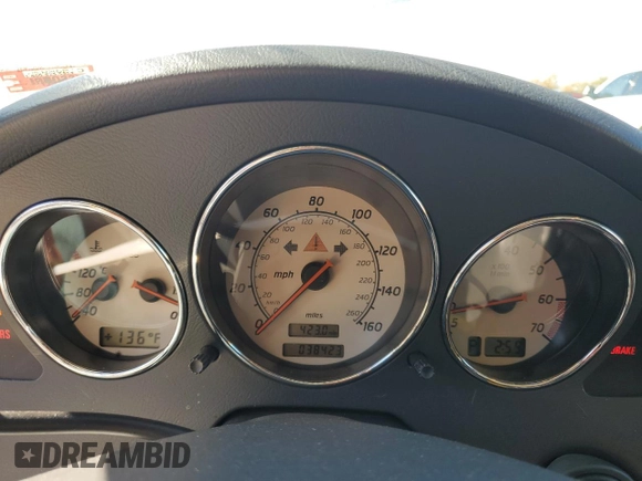 2003 Mercedes-Benz SLK 320 with VIN WDBKK65F83F276025, listed as a Copart auction lot 76887044 with 38,423 mi miles and Salvage title. Bid and sale history available at DreamBid. Image 9.