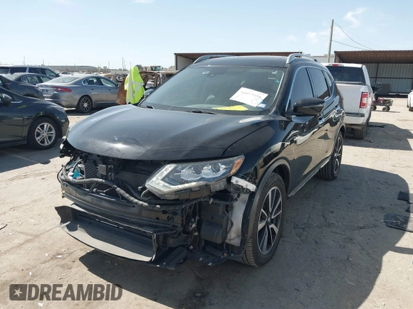 2019 Nissan Rogue SL with VIN 5N1AT2MTXKC813158, listed as a IAAI auction lot 41665354 with 62,605 mi miles and . Bid and sale history available at DreamBid. Image 18.