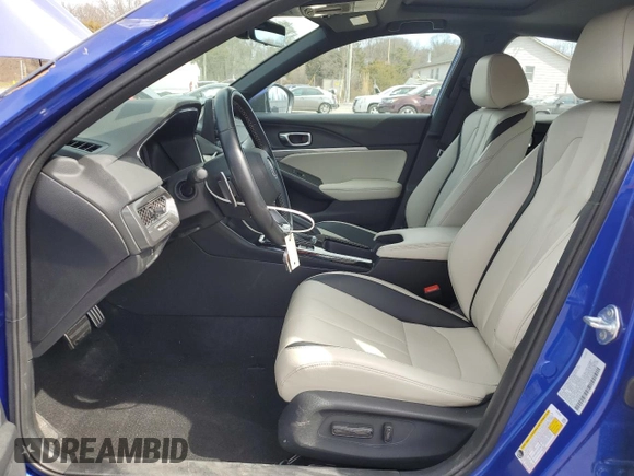 2023 Acura Integra w/A-Spec Package with VIN 19UDE4H37PA018431, listed as a Copart auction lot 49478415 with 15,168 mi miles and Salvage Title. Bid and sale history available at DreamBid. Image 7.