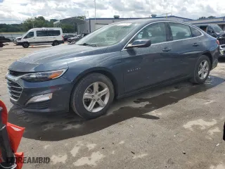2020 Chevrolet Malibu LS with VIN 1G1ZC5ST3LF088376, listed as a Copart auction lot 62014854 with 32,252 mi miles and Salvage Title. Bid and sale history available at carsss.com. Image 1.