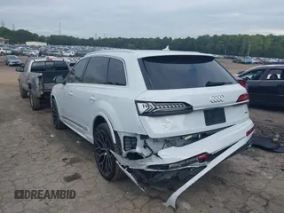 2023 Audi Q7 Premium Plus with VIN WA1LCBF70PD001716, listed as a IAAI auction lot 40373883 with 35,480 mi miles and . Bid and sale history available at DreamBid. Image 3.