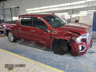 2020 GMC Sierra 1500 Denali with VIN 1GTU9FED3LZ324811, listed as a Copart auction lot 57488515 with 79,018 mi miles and Salvage title. Bid and sale history available at DreamBid. Image 4.
