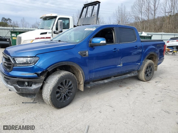 2019 Ford Ranger XL with VIN 1FTER4FH8KLA02886, listed as a Copart auction lot 47600795 with 49,455 mi miles and Salvage Title. Bid and sale history available at carsss.com. Image 1.