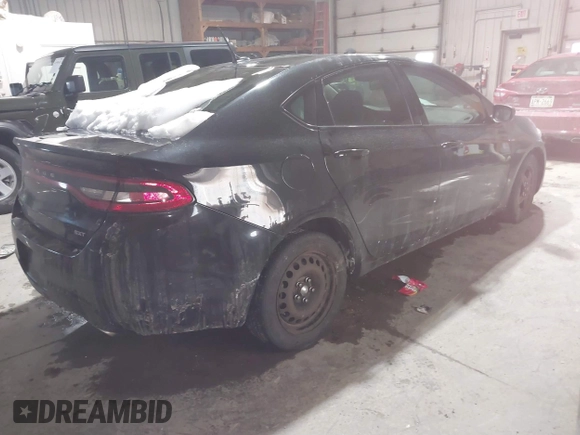 2013 Dodge Dart SXT with VIN 1C3CDFBAXDD342164, listed as a IAAI auction lot 41615218 with 122,243 mi miles. Bid and sale history available at carsss.com. Image 4.