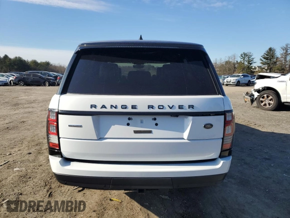 2017 Land Rover Range Rover with VIN SALGS2FE2HA322595, listed as a Copart auction lot 48657725 with 123,587 mi miles and Clean title. Bid and sale history available at DreamBid. Image 6.