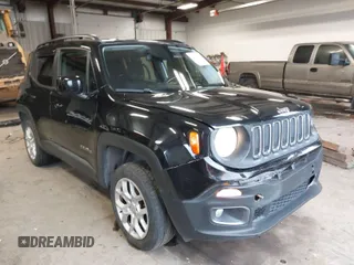 2017 Jeep Renegade Latitude with VIN ZACCJBBB6HPG34746, listed as a IAAI auction lot 41915833 with 60,814 mi miles. Bid and sale history available at carsss.com. Image 1.
