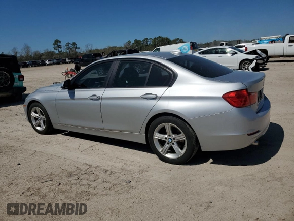 2013 BMW 3 Series 320i with VIN WBA3B1C50DK128525, listed as a Copart auction lot 48618015 with 124,304 mi miles and Salvage Title. Bid and sale history available at carsss.com. Image 2.