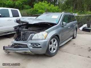 2011 Mercedes-Benz GL-Class GL 450 with VIN 4JGBF7BEXBA627886, listed as a IAAI auction lot 41957995 with 162,449 mi miles. Bid and sale history available at carsss.com. Image 2.