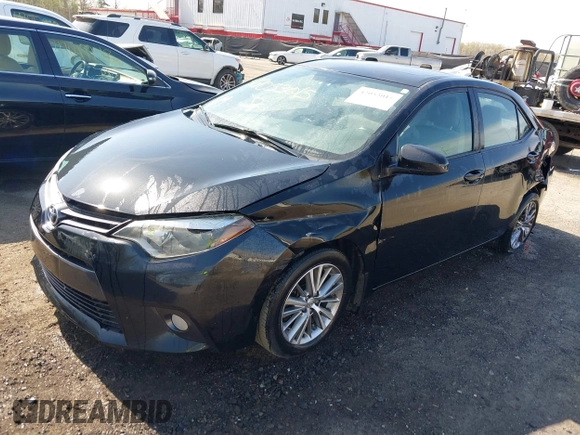 2015 Toyota Corolla L with VIN 2T1BURHE0FC468813, listed as a IAAI auction lot 42053015 with 202,524 mi miles and . Bid and sale history available at DreamBid. Image 2.