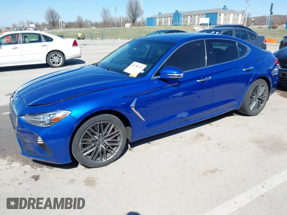 2019 Genesis G70 Advanced with VIN KMTG54LE7KU030592, listed as a IAAI auction lot 41798773 with 81,271 mi miles and . Bid and sale history available at DreamBid. Image 17.