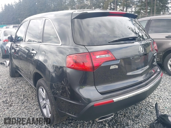 2013 Acura MDX Tech Pkg with VIN 2HNYD2H31DH507471, listed as a IAAI auction lot 41945855 with 107,273 mi miles. Bid and sale history available at carsss.com. Image 3.