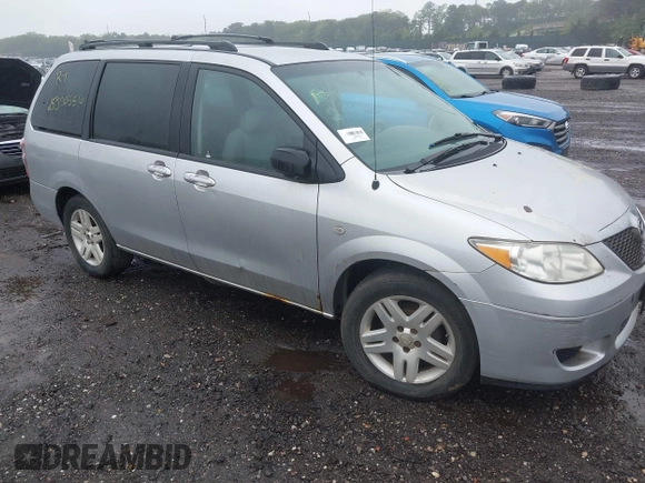2006 Mazda MPV LX with VIN JM3LW28A660568502, listed as a IAAI auction lot 42382179 with Not provided miles and . Bid and sale history available at DreamBid. Image 1.