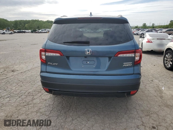 2021 Honda Pilot Special Edition z VIN 5FNYF6H2XMB010813, wystawiony jako Copart lot #50474394 z przebiegiem 41 409 mil mil oraz Szkoda całkowita • Salvage title. Historia ofert i sprzedaży dostępna na DreamBid. Obrazek 6.